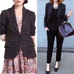 Cartonnier Dashes Knit Blazer
